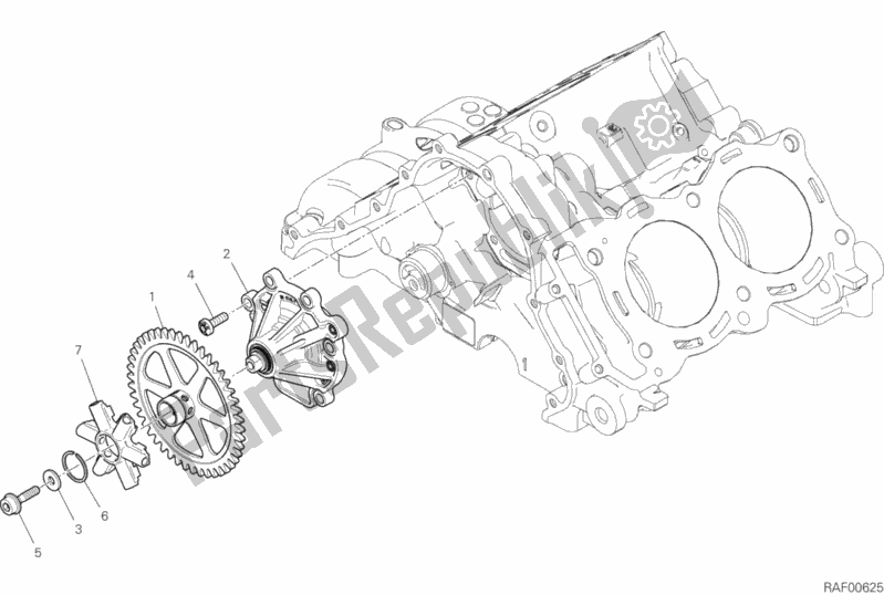 Tutte le parti per il Pompa Dell'acqua del Ducati Superbike Panigale 25 Anniversario 916 1100 2020